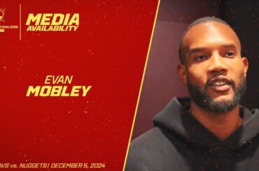 Cleveland Cavaliers Forward Evan Mobley Meets With Media After Huge Win Over The Nuggets