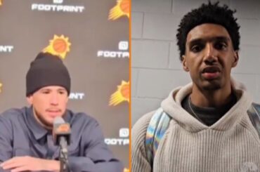 Devin Booker and  Ryan Dunn Speaks after the Phoenix Suns Win Over The San Antonio Spurs!!