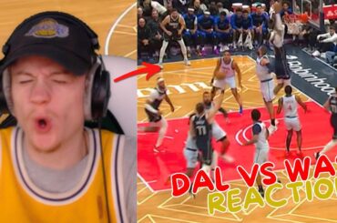 Reacting to Mavericks vs Wizards Regular Season Game!