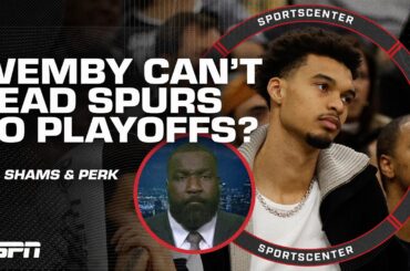 Even with a healthy Wemby, Perk doesn't think the Spurs will make the playoffs 👀 | SportsCenter