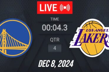 NBA LIVE! Golden State Warriors vs Los Angeles Lakers | December 8, 2024 Warriors vs LAL | 2K25