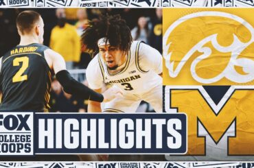 Iowa Hawkeyes vs. Michigan Wolverines Highlights | FOX College Hoops