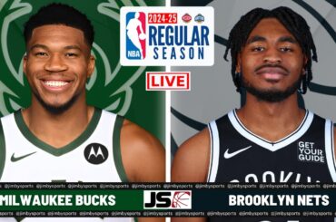 Milwaukee Bucks Vs Brooklyn Nets | NBA LIVE TODAY 2024 Full Game Scoreboard
