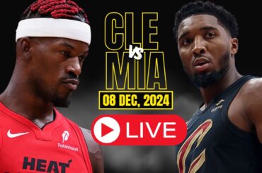 🔴LIVE : Cleveland Cavaliers Vs Miami Heat Full Game | NBA Live | DEC 08 2024 | 2K