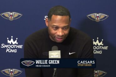 Willie Green Postgame Interview | Pelicans vs. Spurs 12/8/24