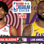 Portland Trail Blazers Vs Los Angeles Lakers | NBA LIVE TODAY 2024 Full Game Scoreboard
