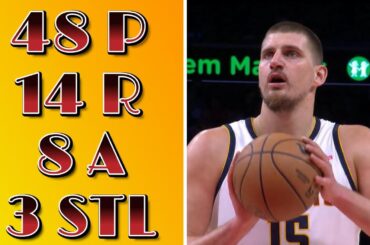 Nikola Jokić 48 points highlights vs the Atlanta Hawks