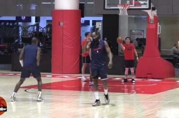 James Harden & Kris Dunn Shooting Workout At Clippers Practice. HoopJab NBA