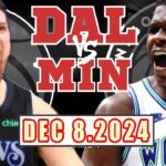 Dallas Mavericks vs Minnesota Timberwolves Full Game Highlights Dec 8,2024 NBA Season 2024-25