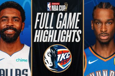 MAVERICKS at THUNDER | EMIRATES NBA CUP 🏆 | FULL GAME HIGHLIGHTS | December 10, 2024