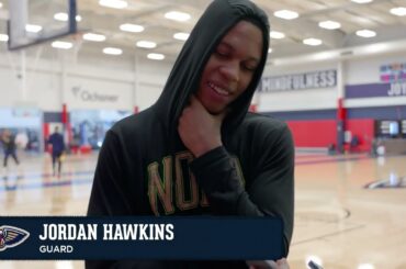 Jordan Hawkins on his back injury, recovery | New Orleans Pelicans