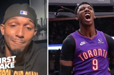 FIRST TAKE | "RJ Barrett is Toronto' most dangerous weapon" - Lou Williams on Raptors beat T-Wolves