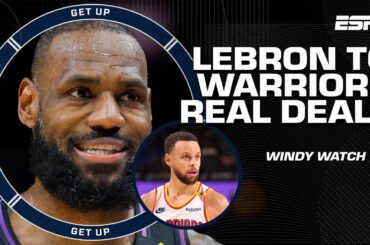 LeBron James TEAMING UP with Steph Curry & the Warriors POSSIBLE? 👀 WINDY'S WATCHING! | Get Up