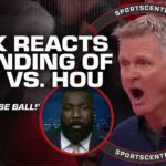 Kendrick Perkins DID NOT like the ending of Warriors vs. Rockets: 'Bill Kennedy KNOWS BETTER!' | SC
