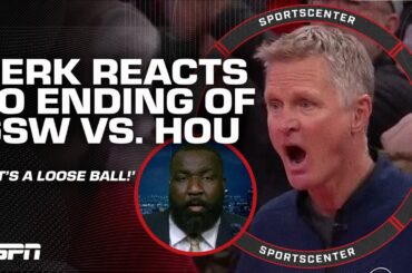 Kendrick Perkins DID NOT like the ending of Warriors vs. Rockets: 'Bill Kennedy KNOWS BETTER!' | SC