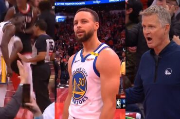 Steph Curry and Warriors SHOCKED refs gave Jalen Green game winning FT's