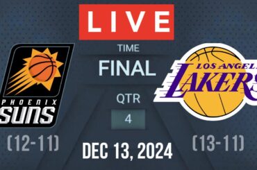NBA LIVE! LOS ANGELES LAKERS VS PHOENIX SUNS I NBA 2K25 December 13, 2024 SUNS vs LAL 2K25