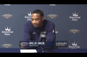 Willie Green Postgame Interview | Pelicans vs. Kings 12/12/24