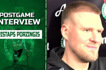Kristaps Porzingis: 'A Couple More Games' Until I'm Back | Celtics vs Pistons