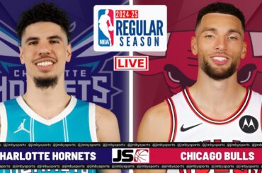 Charlotte Hornets vs Chicago Bulls | NBA LIVE TODAY 2024 FULL GAME SCOREBOARD