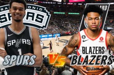 San Antonio Spurs vs Portland Trail Blazers Live Play by Play & Scoreboard