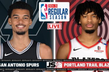 San Antonio Spurs Vs Portland Trail Blazers | NBA LIVE TODAY 2024 FULL GAME SCORE BOARD