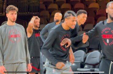HOUSTON ROCKETS HAVE INTENSE PRACTICE IN VEGAS; LOOK POISED TO WIN NBA CUP AS TALENTED YOUNG TEAM