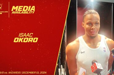 Cleveland Cavaliers: Guard Isaac Okoro Meets With Media After Tough Win Over The Wizards