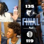 Ja Morant Desmond Bane and Jaylen Wells Speak After The Memphis Grizzlies Win Over The Nets!!