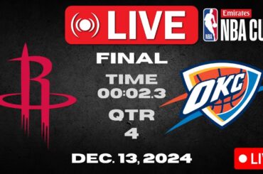 NBA LIVE NOW | Houston Rockets vs Oklahoma City Thunder | December 13, 2024 | 2K25 EMIRATES CUP 🏆