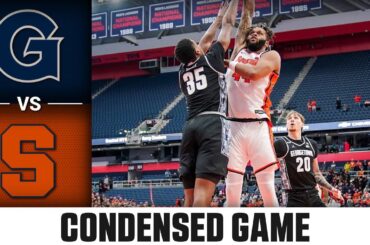 Georgetown vs. Syracuse Condensed Game | 2024-25 ACC Men's Basketball