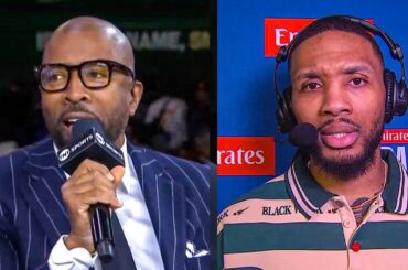 Damian Lillard Reacts to Kenny Smith Losing Free Throw Contest to Stephen A. Smith 😂