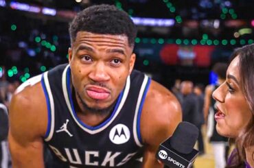 Giannis talks win vs Hawks in Semifinals of 2024 NBA Emirates Cup, Postgame Interview