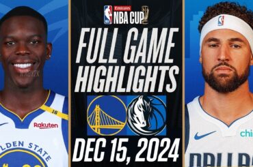 WARRIORS vs MAVERICKS FULL GAME HIGHLIGHTS | December 15, 2024 | NBA Full Game Highlights Today 2K25