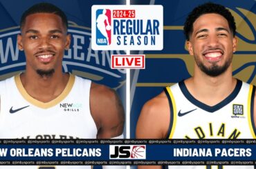 New Orleans Pelicans Vs Indiana Pacers | NBA LIVE TODAY 2024 FULL GAME SCOREBOARD