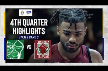 DLSU vs. UP | 4TH QUARTER GAME HIGHLIGHTS | UAAP SEASON 87 MEN’S BASKETBALL FINALS | DEC 15 2024
