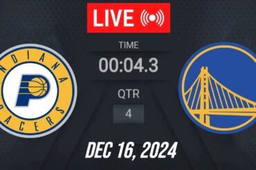 NBA LIVE! Indiana Pacers vs Golden State Warriors | December 16, 2024 Warriors vs Pacers | 2K25