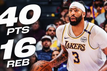 Anthony Davis IMPRESSIVE 40-PT DOUBLE-DOUBLE | December 15, 2024
