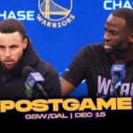 Warriors/Mavs Postgame x Analysis: Steph, Draymond, Luka, Coach Kerr Reactions | Dec 15, 2024