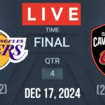 NBA LIVE! LOS ANGELES LAKERS VS CLEVELAND CAVALIERS I NBA 2K25 December 17, 2024 LAL VS CAVS 2K25