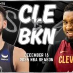 Cleveland Cavaliers vs Brooklyn Nets Full Game Highlights | Dec 16 | 2025 NBA Season