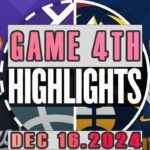 Denver Nuggets VS Sacramento Kings Game 4TH Highlights Dec 16,2024 NBA Season 2024-25
