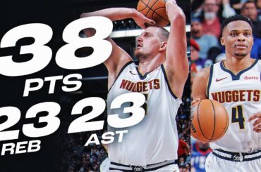 Nikola Jokić & Russell Westbrook FILL UP THE STAT Sheet in Nuggets W! 😳| December 16, 2024