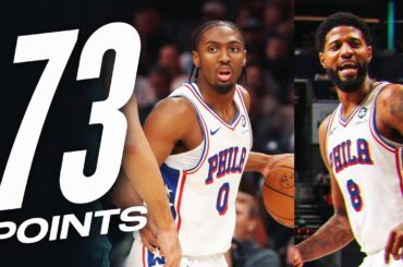 Tyrese Maxey (40 PTS) & Paul George (33 PTS) GO OFF in Charlotte! 😤| December 16, 2024