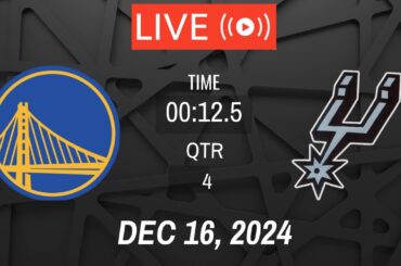 NBA LIVE! Golden State Warriors vs San Antonio Spurs I December 16, 2024 Warriors vs Spurs 2K Live