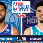 PHILADELPHIA 76ERS VS CHARLOTTE HORNETS | NBA LIVE TODAY 2024 FULL GAME SCOREBOARD