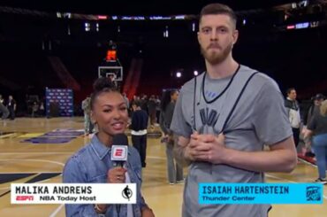 Isaiah Hartenstein explains how the NBA Cup is helping the Thunder's young team | NBA Today