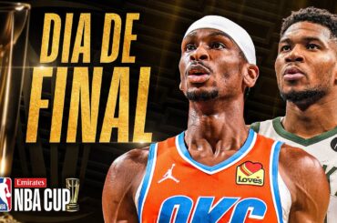 🔴 FINAL DA NBA CUP: OKLAHOMA CITY THUNDER X MILWAUKEE BUCKS | LIVE PRÉ-JOGO