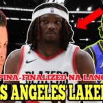 ROBERT WILLIAMS PINA FINALIZED NA LANG TO LOS ANGELES LAKERS NA SOLID BACKCOURT DUO TO