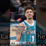 Wild LaMelo Ball sequence & the Hornets Announcer loves its! 👀🔥|#Shorts